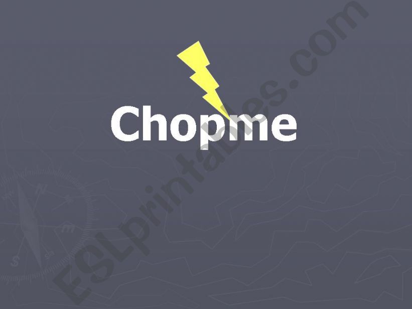 Chop me game powerpoint