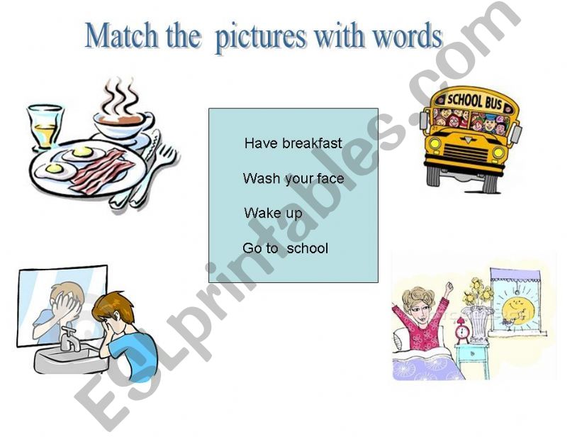 daily activities powerpoint