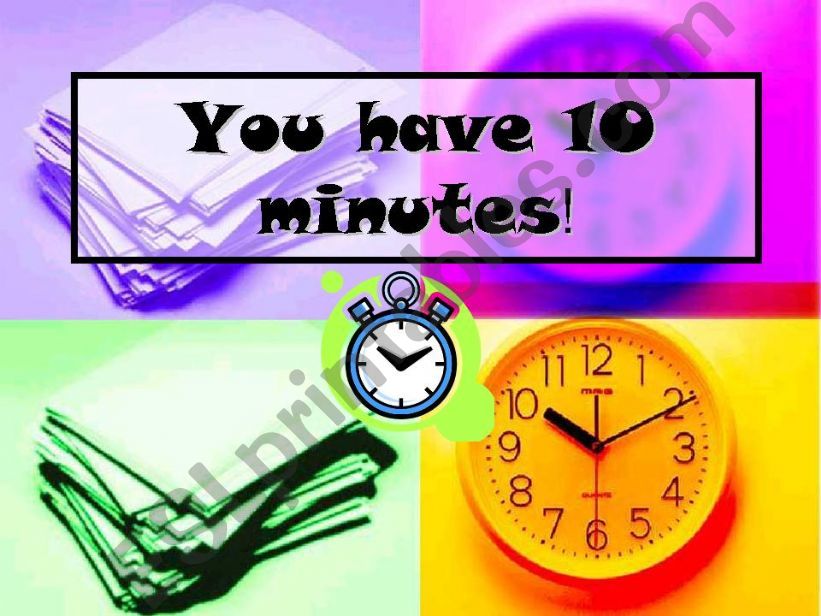 10 minutes timer powerpoint