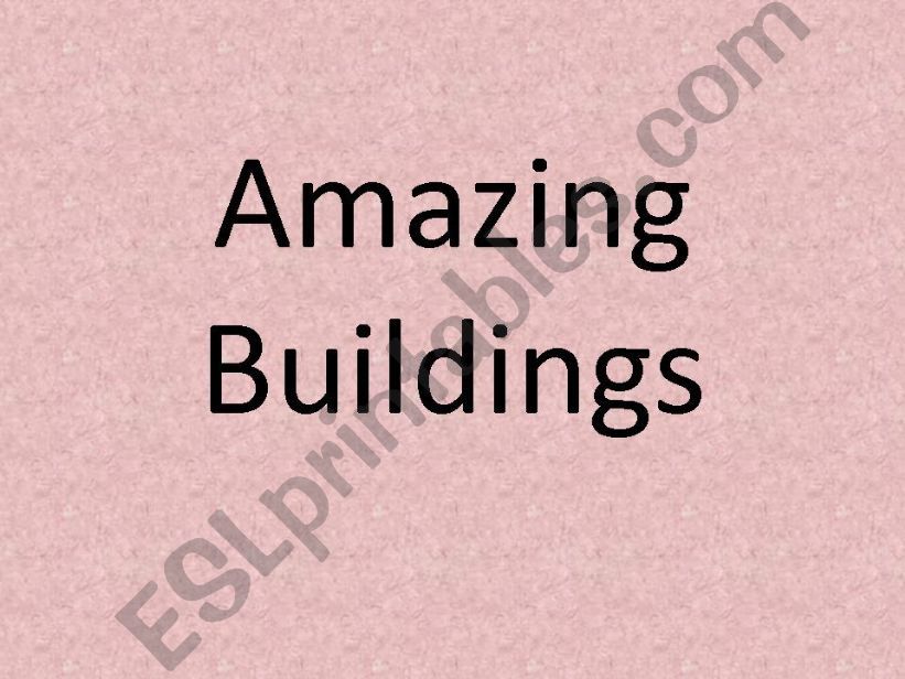 famous building  powerpoint