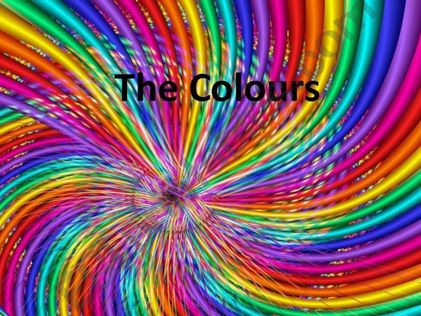The Colours powerpoint