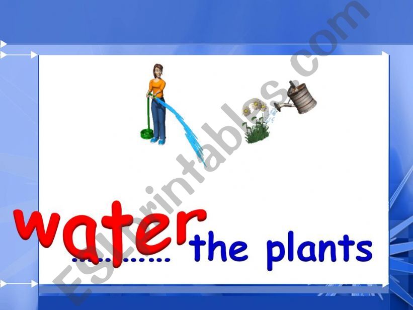 GUESS THE VERB for HOUSEHOLD CHORES  3/8 ( animated PICTURES)