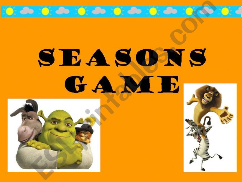 The Seasons game powerpoint