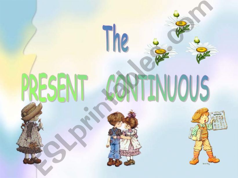 PRESENT CONTINUOUS TENSE powerpoint