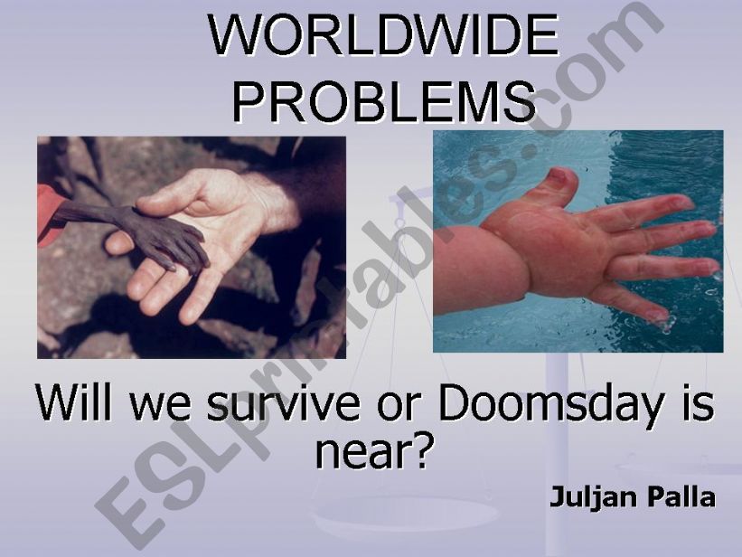 Worldwide Problems powerpoint