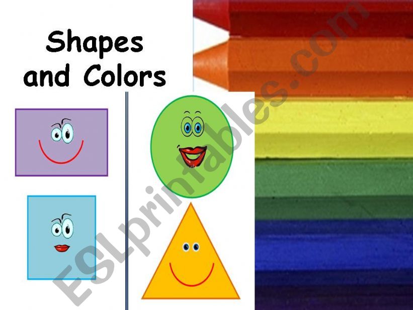 shaes and colors powerpoint