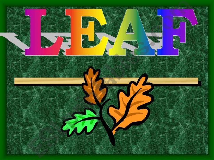 leaf powerpoint