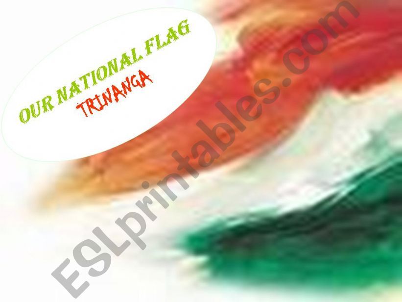 INDIAN NATIONAL FLAG powerpoint