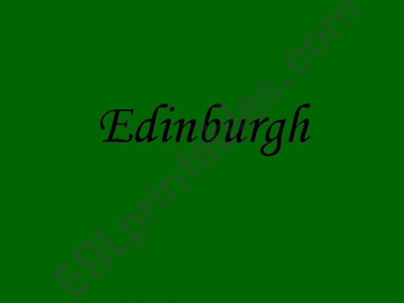 edinburgh powerpoint