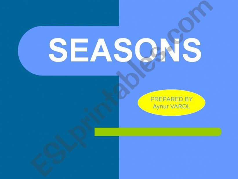 seasons powerpoint