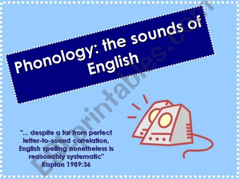 phonology powerpoint