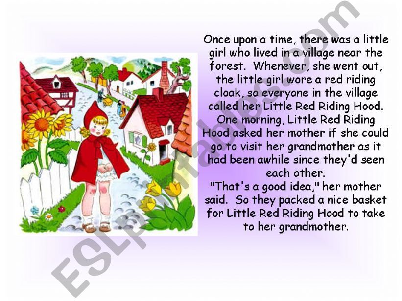 Little Red Riding Hood powerpoint