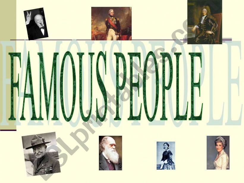Famous people-perfect examples to follow