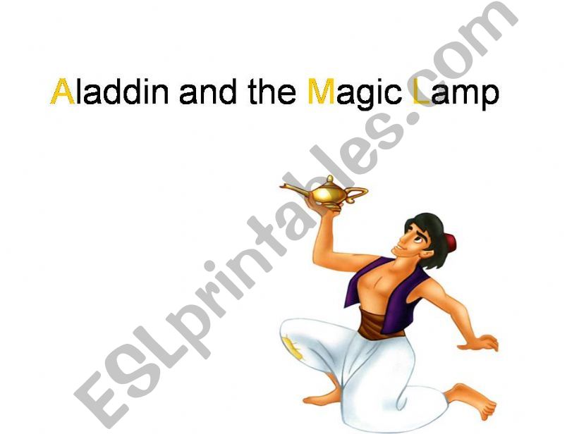Aladdin and the Magic Lamp powerpoint