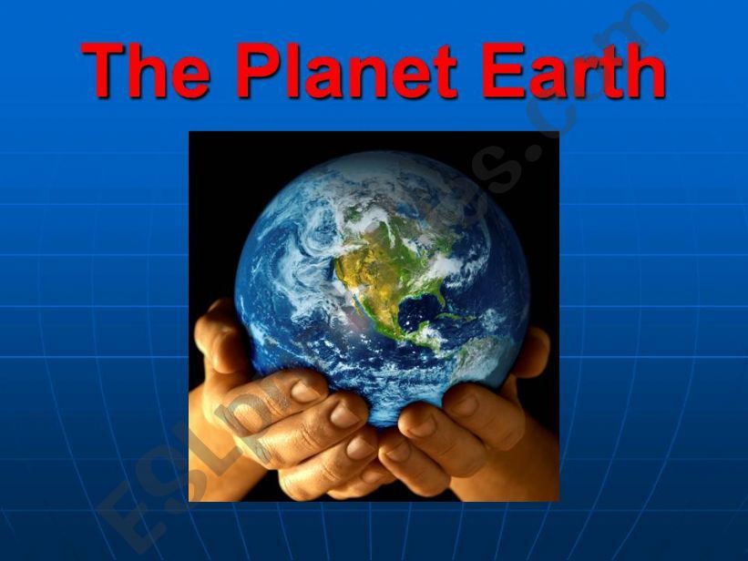 the planet earth powerpoint