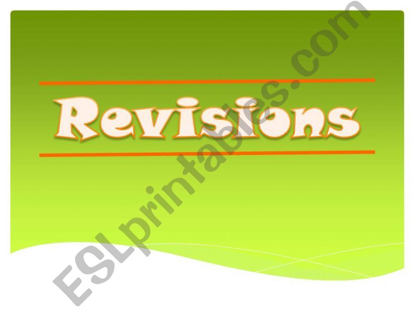 Grammar Revisions - Present perfect vs past simple, future tenses, passive voice (1/2)