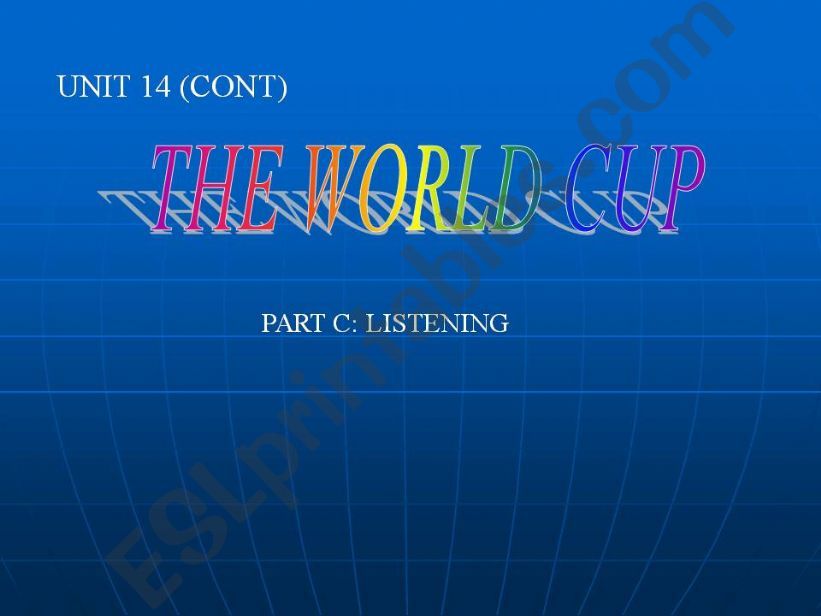 WORLD CUP powerpoint