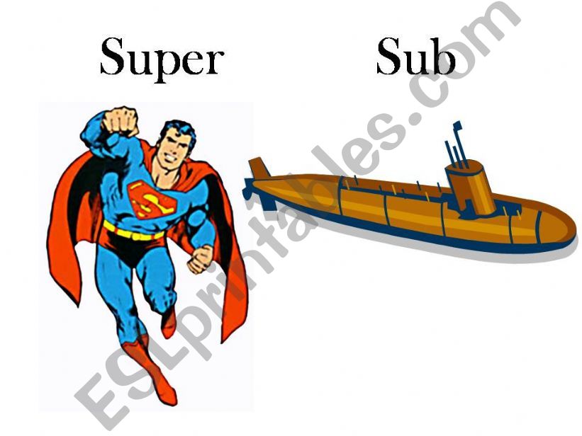 Super Sub powerpoint