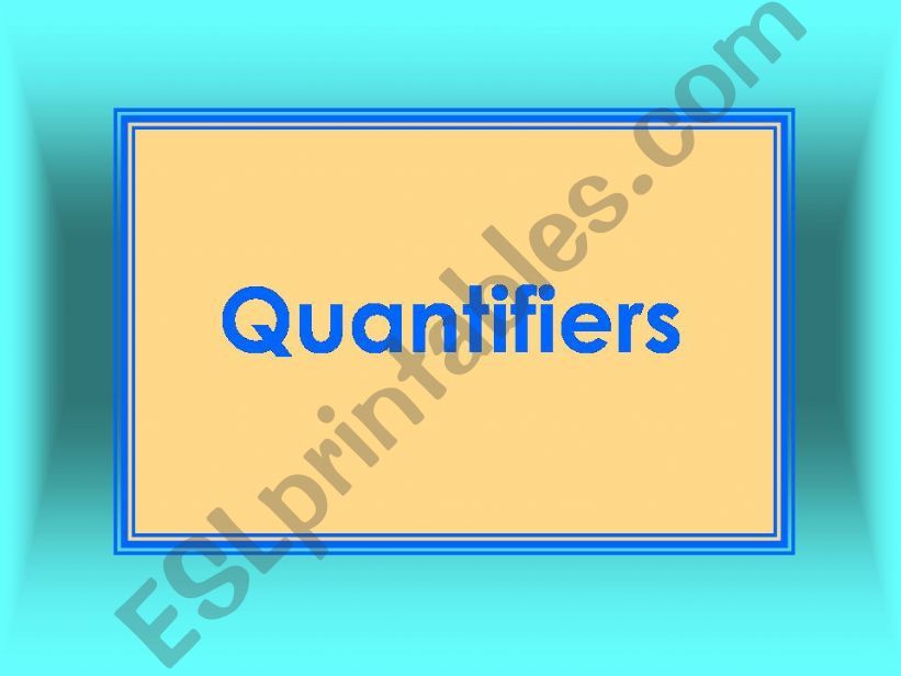 Quantifiers powerpoint