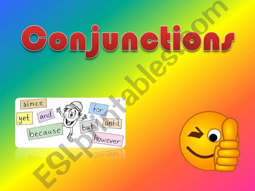 ESL - English PowerPoints: Conjunctions (and)