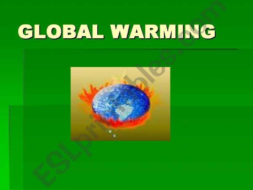 Greenhouse Effect powerpoint