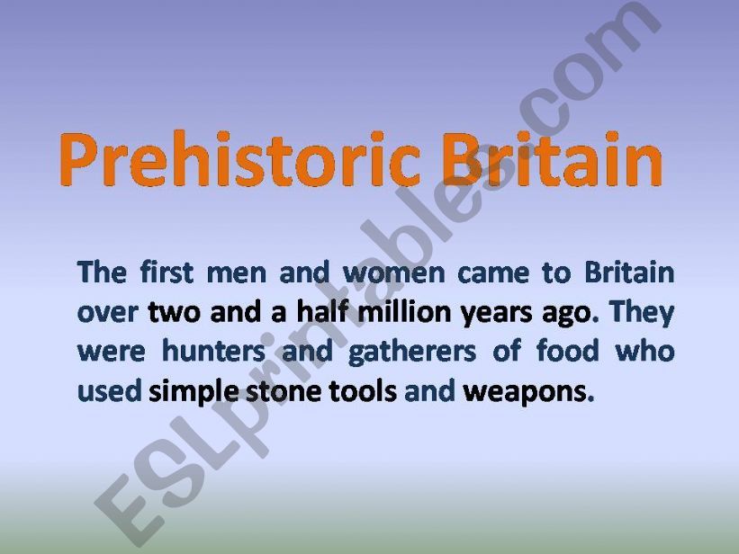 From Prehistoric Britain to the Roman period