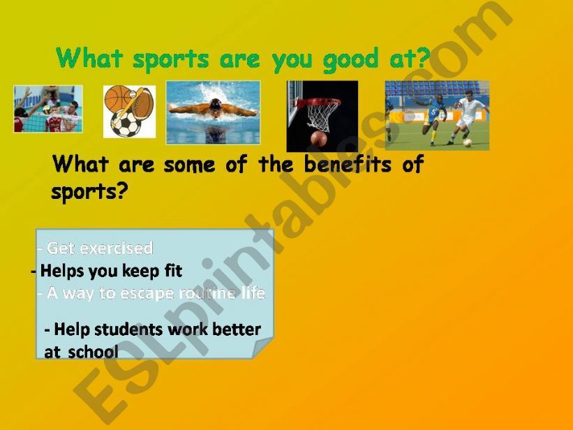 SPORTS powerpoint