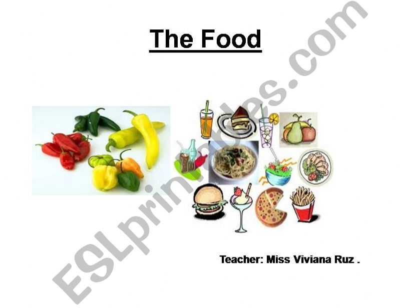 The Food powerpoint