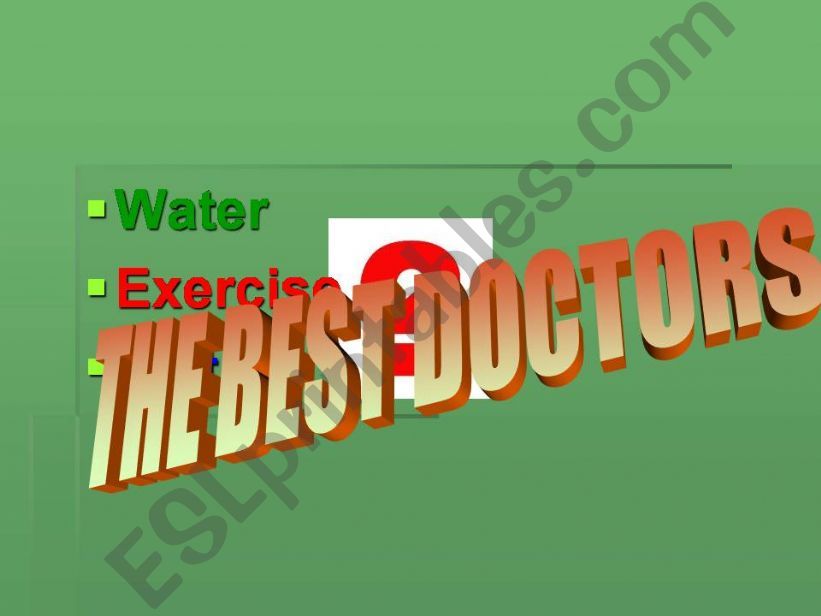 The Best Doctors powerpoint