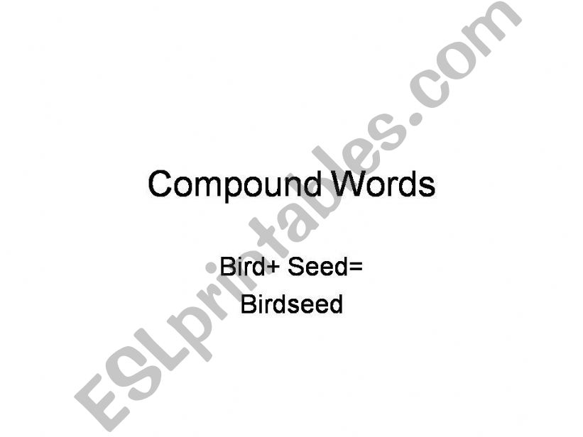 compound words powerpoint