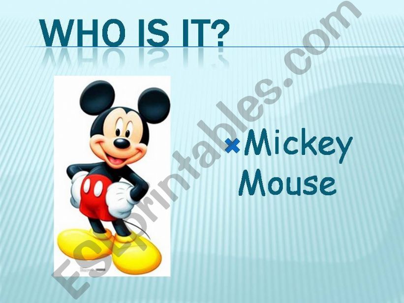 Disney characters powerpoint