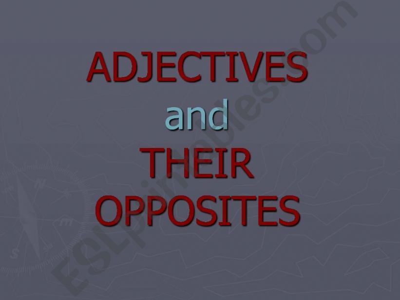 ADJECTIVES powerpoint