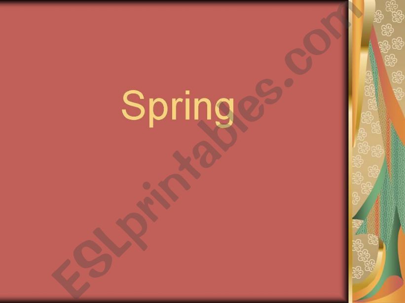 Spring powerpoint