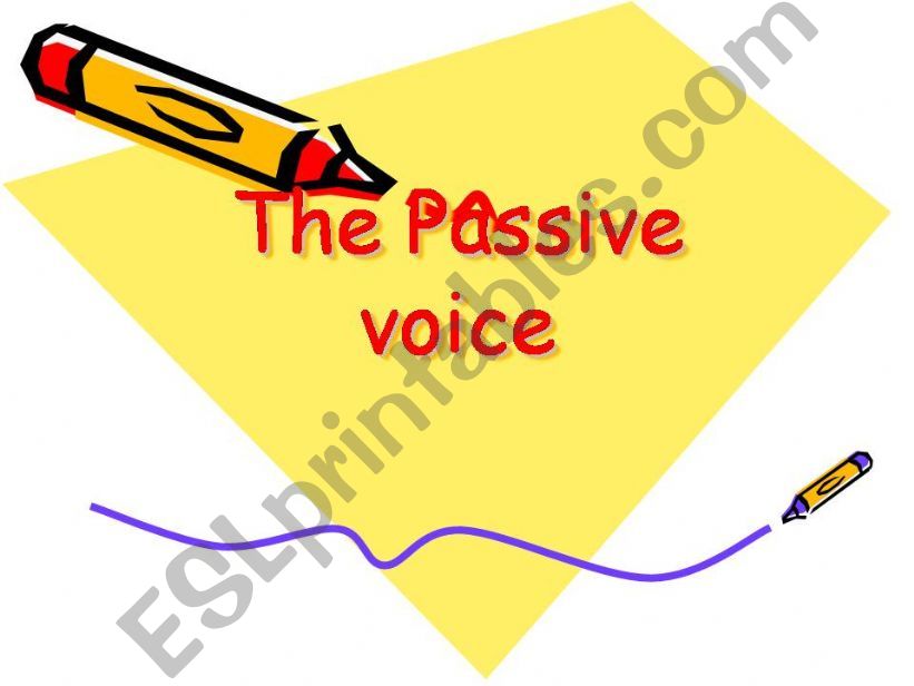 The passive voice powerpoint