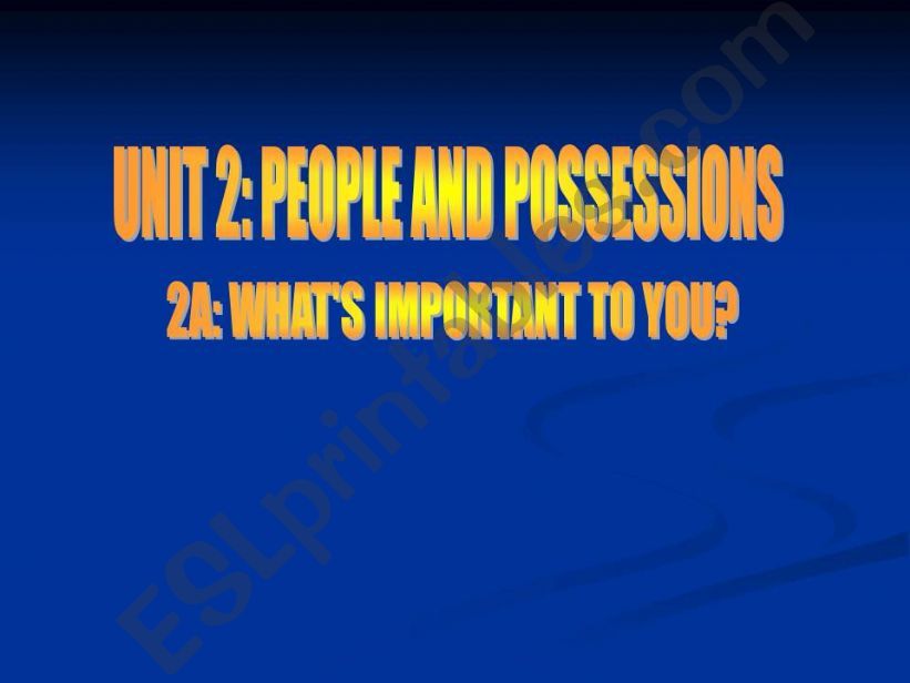 Possessives powerpoint