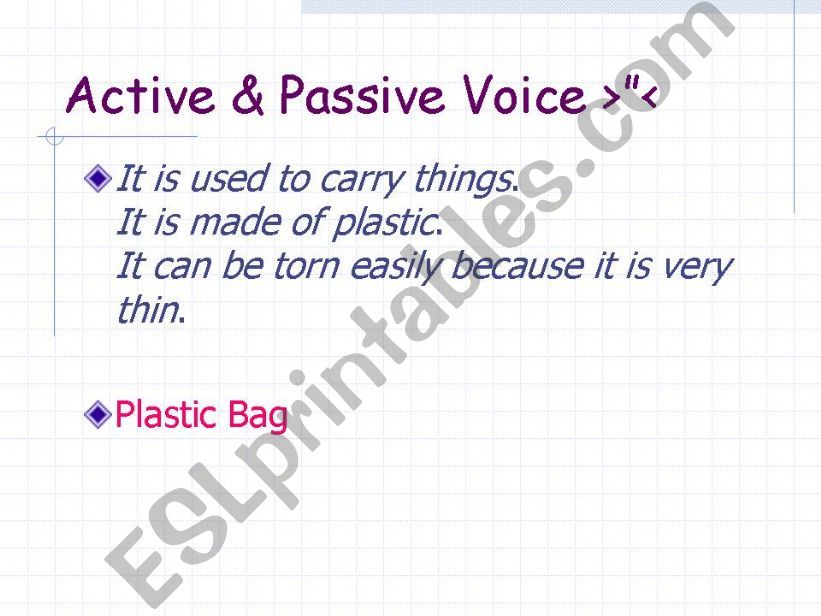 Passive Voice powerpoint