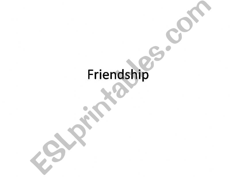 Lesson 2: Friends powerpoint