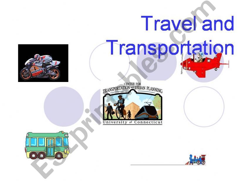 travel and  transport powerpoint