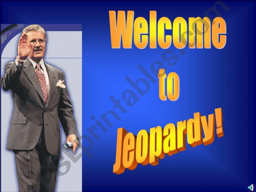 Jeopardy Geography Review Game