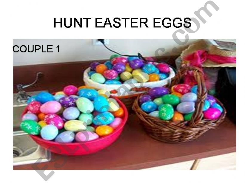 Easter eggs hunting powerpoint