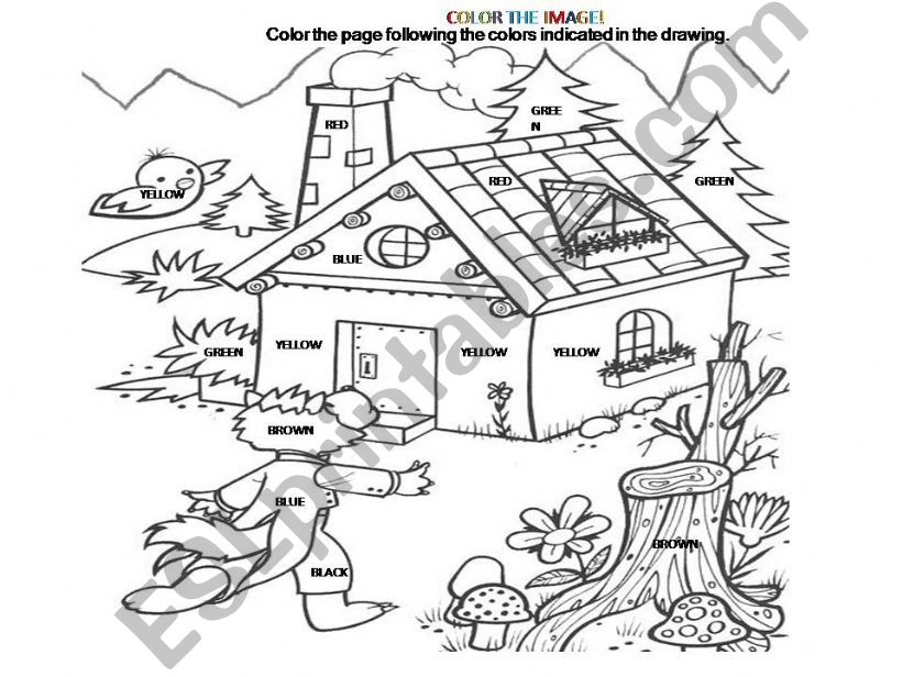 Coloring page powerpoint