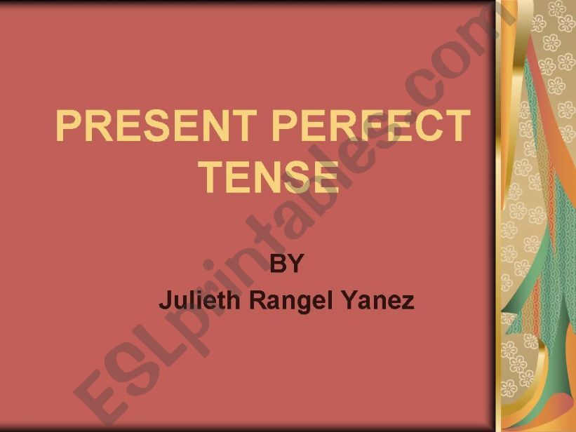 present perfect for teenagers powerpoint
