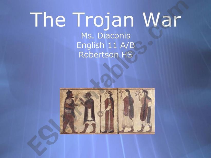 The Trojan War powerpoint