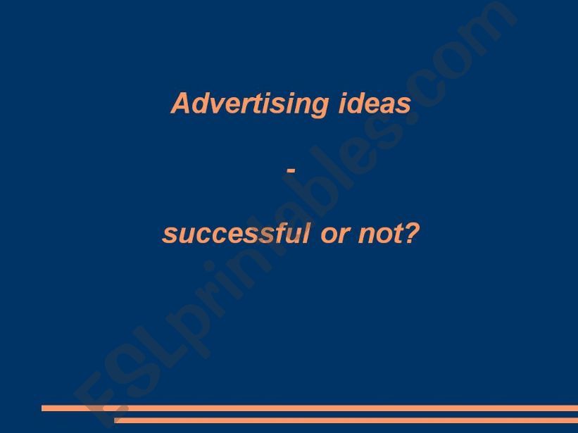 advertisement powerpoint