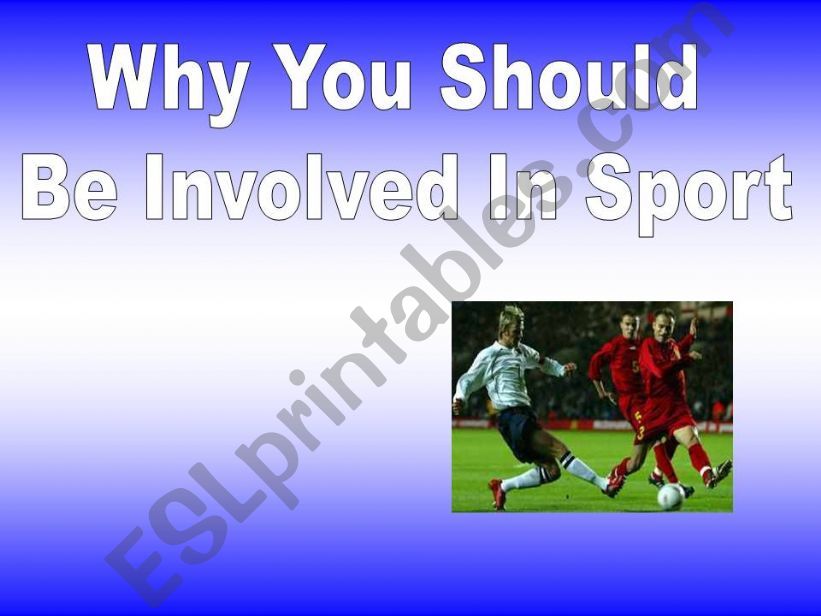why do sport? powerpoint