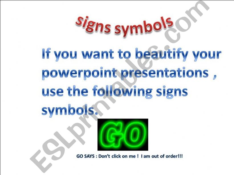 ANIMATED SIGNS SYMBOLS  (updated)