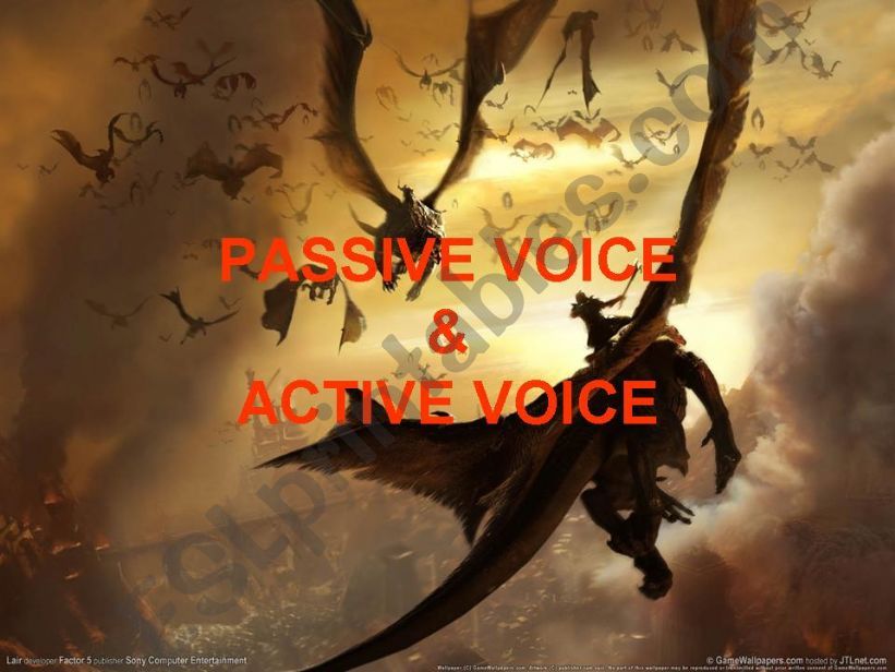 Passive Voice by Tozumon powerpoint