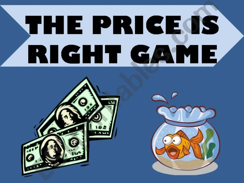 The price is Right Game powerpoint