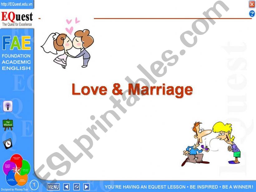 Love and Marriage powerpoint