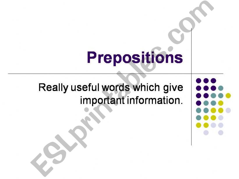 prepositions powerpoint